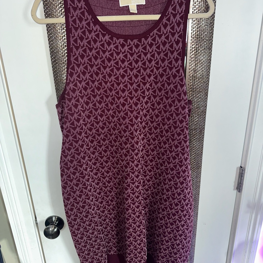 Michael Kors Burgundy Sleeveless Top
